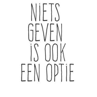 niets